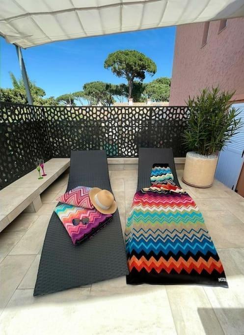 Studio Climatise, Terrasse, Parking Prive, 50M De La Plage Saint-Tropez Extérieur photo